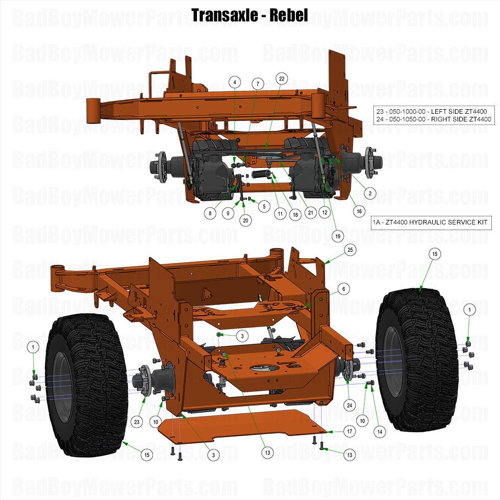 2025 Rebel & Rebel X - Transaxle - Rebel